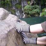Chaussettes-basses-rayures