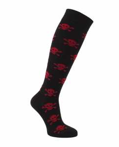 chaussettes équitation Têtes de mort