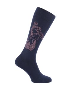chaussettes d'équitation strass cheval