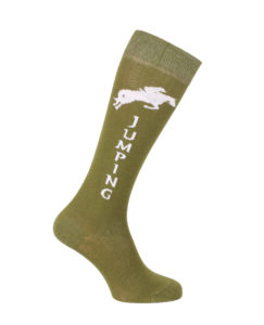 Shopping de rentrée : les chaussettes d'équitation Jumping en kaki