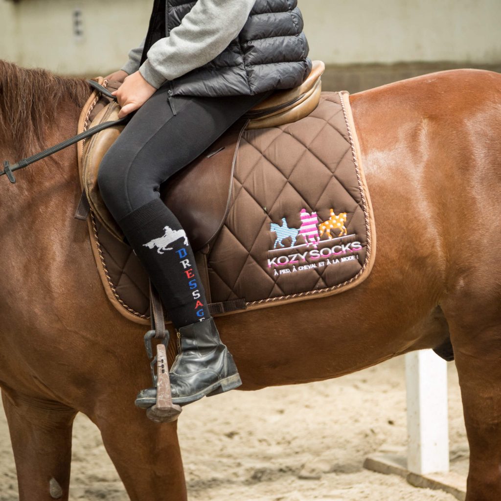 chaussettes noires dressage