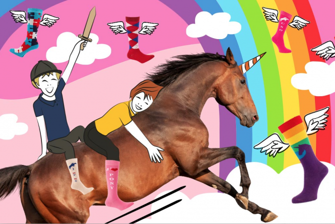 Chaussettes d'équitation pour enfants à 4€