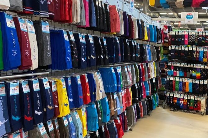 Stand de chaussettes d'équitation KozySocks au Jumping International de Bordeaux 2023